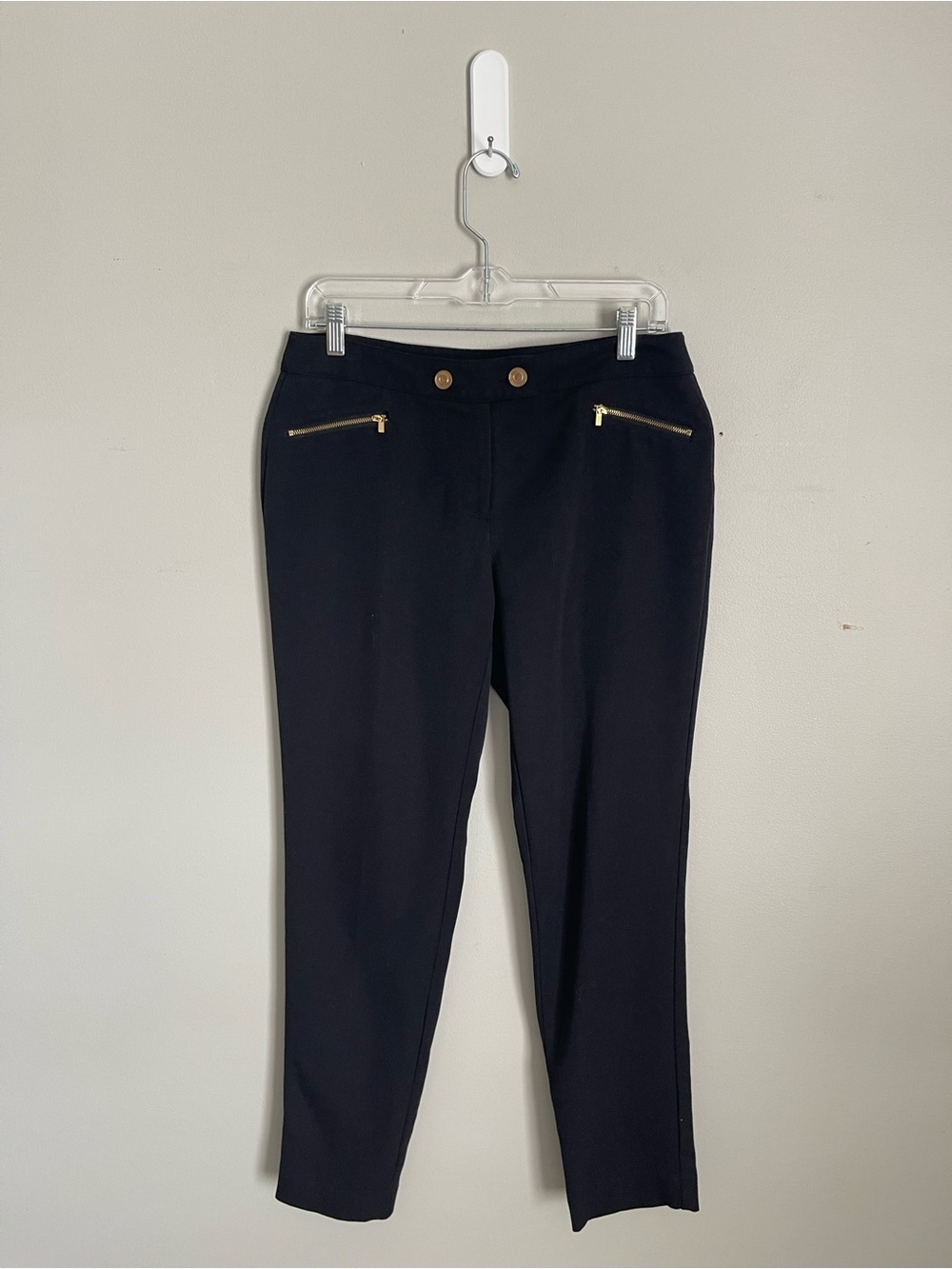 JONES NY Tailored Black Trouser Dress Pants Sz 4